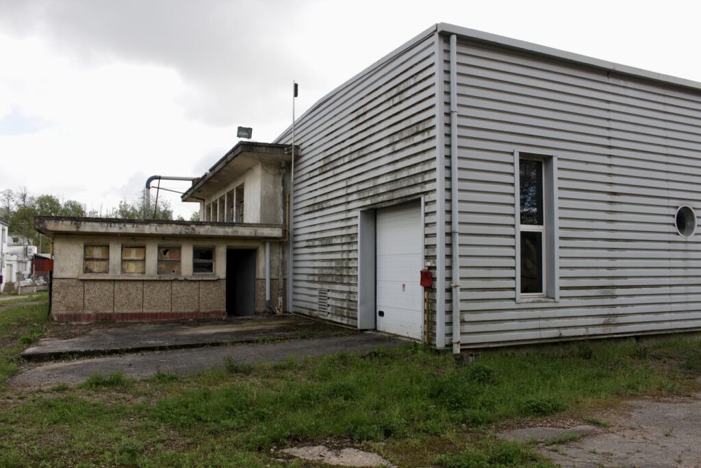 Abattoirs du Creusot, propriété de BATIFRANC, vue Ouest pour servir de base au concours de la friche