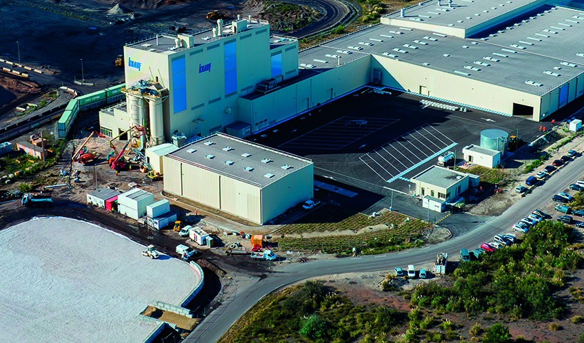 Site de production Knauf à Fos-sur-mer